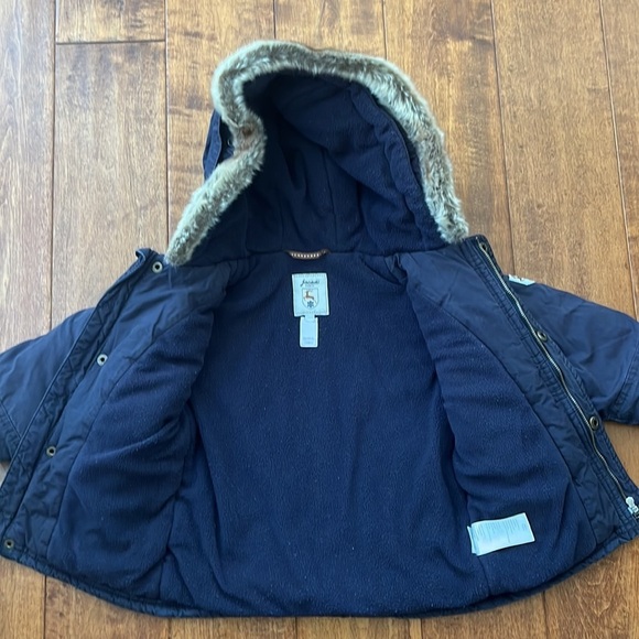 Jacadi Paris removable Fur Trim Winter Jacket - Picture 8 of 12